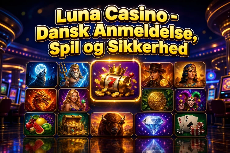 Luna Casino - Dansk Anmeldelse, Spil og Sikkerhed
